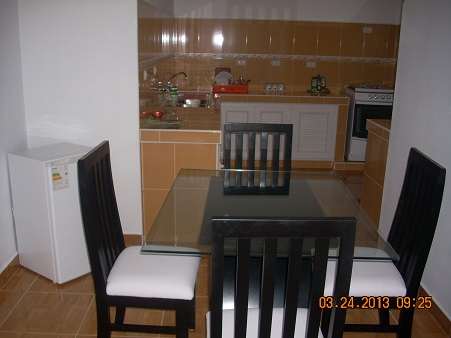 'Dining room and kitchen. Upstairs apartment' Casas particulares are an alternative to hotels in Cuba. Check our website cubaparticular.com often for new casas.